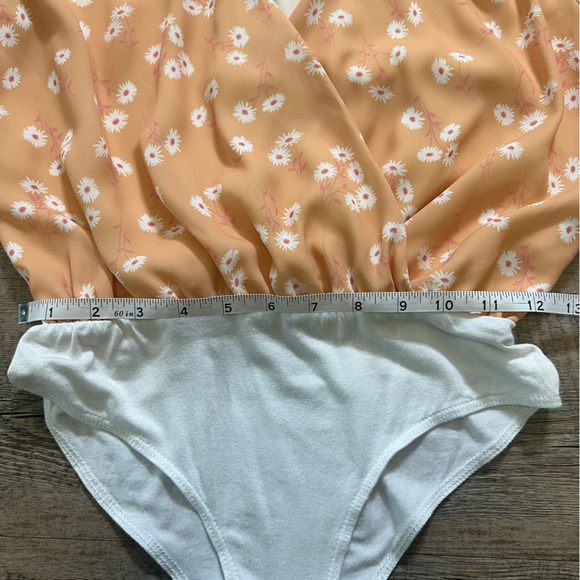 Pink Lily golden yellow floral bodysuit - Picture 11 of 16